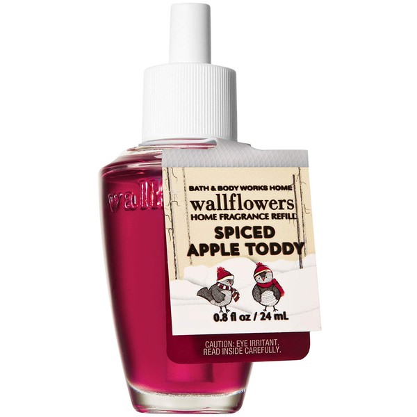 Bath and Body Works SPICED APPLE TODDY Wallflowers Fragrance Refill 0.8 Fluid Ounce (2019 Holiday Edition)