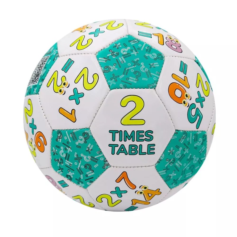 Score N' Explore Children's Learning Development Soccer Ball MULTIPLICATION 2's
