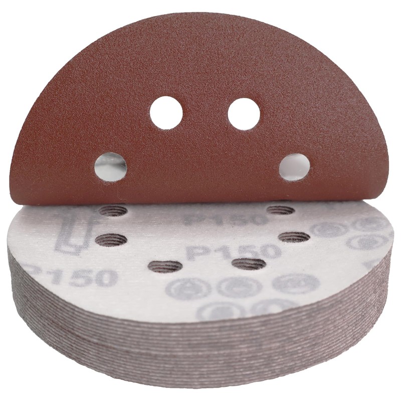 ZUYUEE 40PCS 125mm Sanding Discs 150 Grit,8-Hole Sand Paper,Sandpaper for