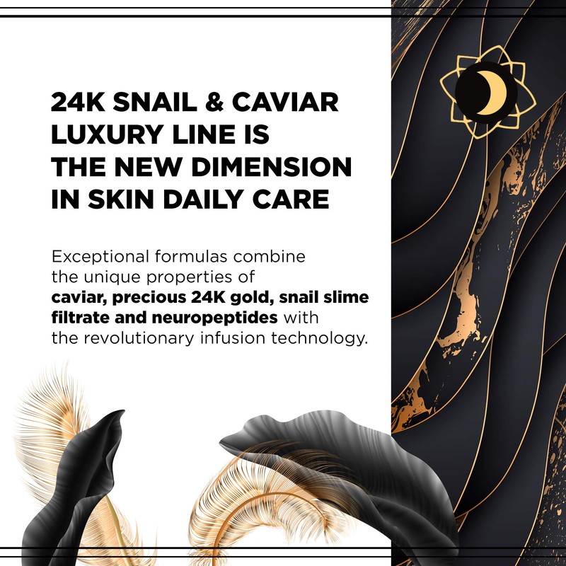 Eveline 24K Snail & Cavar Regenerating Anti-Wrinkle Night Cream 50