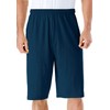 KingSize Men's Big & Tall Lightweight Extra Long Jersey Shorts