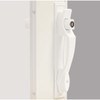 Larson Certified Storm Door White Push-Button Heavy-Duty Latch with Key