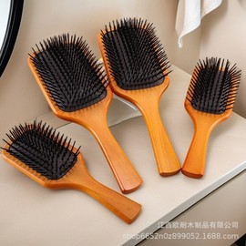 Lotus Air Cushion Massage Comb for Women's Long Hair - Scalp Meridian Softening Medium Lotus Head [20*6.5cm] 20ea