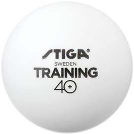 STIGA 111027101J Table Tennis Training Balls, 40+ 100 Balls, White