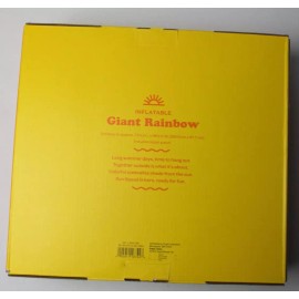 Sun Squad Inflatable Giant Rainbow Pool Float 5ft 8in *QUICK SHIP*