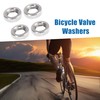 A ABSOPRO Pack of 4 Bicycle French Type Valve Adapter