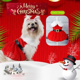 Christmas Pet Clothing, Pet Christmas Outfit, Christmas Dog Costume, Christmas Cat Clothing, Christmas Dog Costume, Cat Costume, for Small Dogs, Cats, Pets