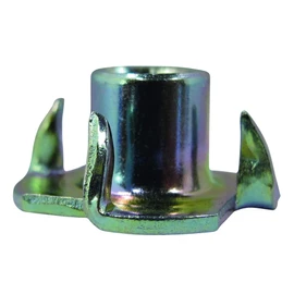 DAIDOHANT 10184707 Nut with Claws [Iron/Uniqlo Plating] (Standard) M6 x Width A 19 x Height B 9 mm (Pack of 6)