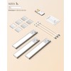 Under Cabinet Lights with Remote Control, USB Rechargeable Battery 180