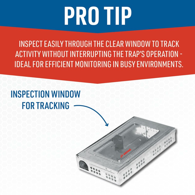 JT Eaton 421CL Repeater Multiple Catch Mouse Trap with Clear