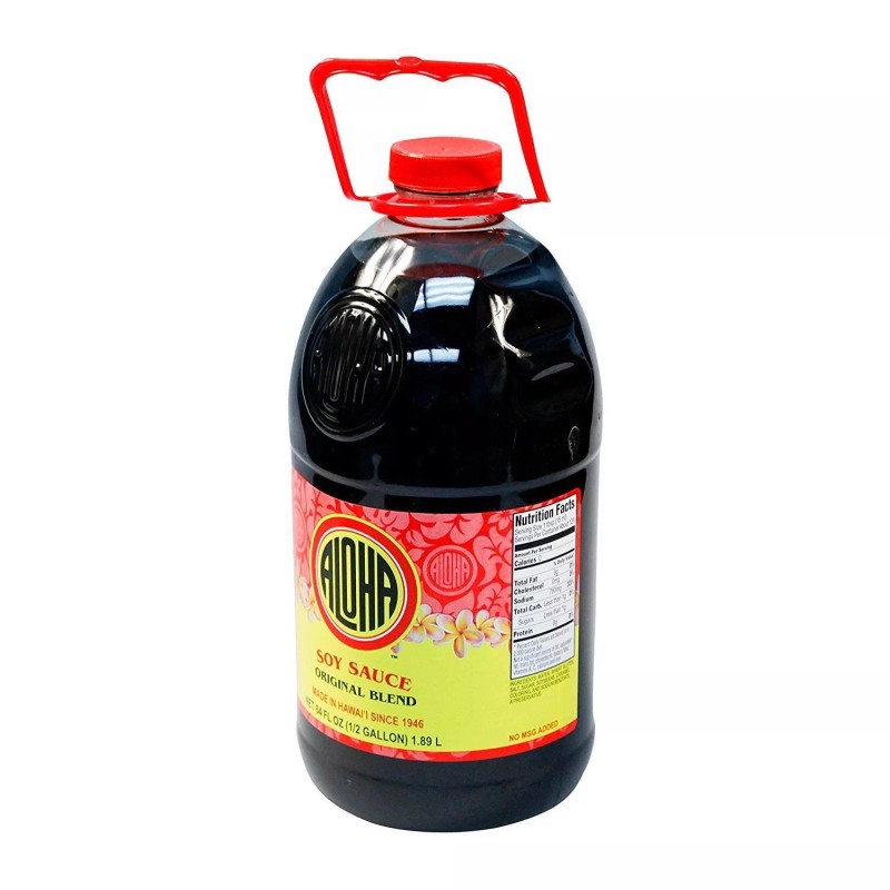 Aloha Hawaiian Shoyu Soy Sauce 64 Ounce (Choose from 6