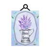 Hello Spring Floral Watering Can Sign or Door Hanger