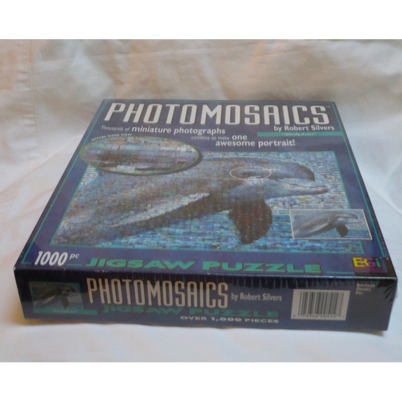 Photomosaic Dolphin Jigsaw Puzzle 1000pc