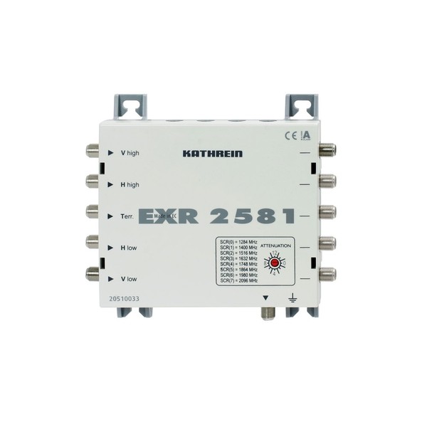 Kathrein EXR2581 Einkabel-Multischalter 5 at 1x8 Durchgang