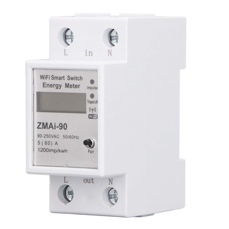Single Phase Energy Meter One Touch Operation Multifunction WIFI Power
