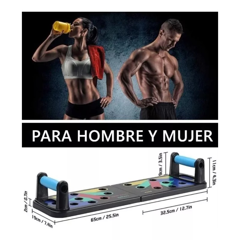 Dolores Lagartijas Push Up Board Entrenamiento Multietapa Ajustable