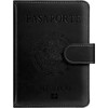 Porta Pasaporte y Visa Mexicano on Cierre Magnético Funda Pasaporte