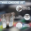 Innfeeltech 25 Stück Standard-Autosicherung, Flachsicherung 2A mit 2 Plastikclips für