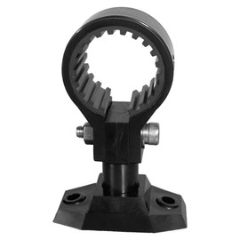 Kouei Kasei KFBS23B-1215 Anti-Vibration Resin Pipe Clamp Bracket Set, 0.9 inches (22 mm), 1.6 gal (50 L), Wall Fixing Bracket, Fall Prevention, Black