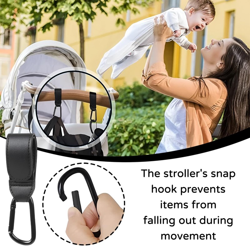 Pack of 4 Pram Hooks, Bag Hooks, Pram Hooks, Pram
