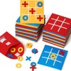JoyCat Tic Tac Toe Strategic Board Game, Mini Board Game