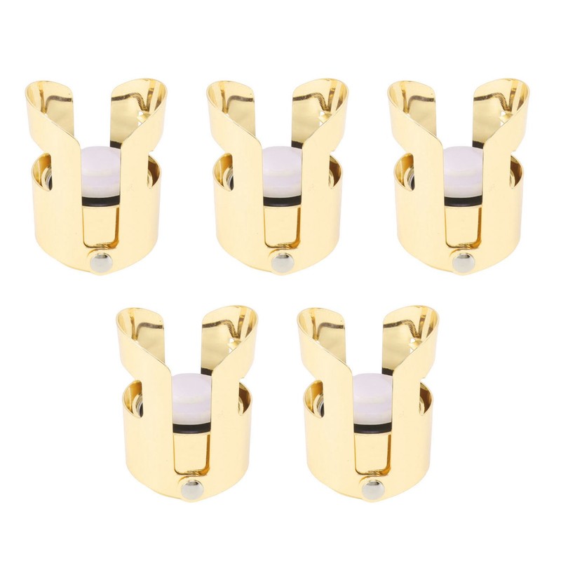 5Pcs Champagne Bottle Stopper Stainless Steel Champagne Sealer Plug Reusable