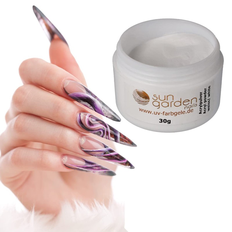 Acrylic Powder 30 g Air-Hardening Acrylic Powder 30 g White