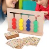 Four Color Game Children Logical Training Toys Wooden Baby Cognitive