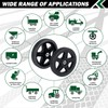 CheeMuii 10 Inch Lawn Mower Wheels 2 Pack 10" Push