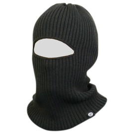 North Peak NP-6400 BK Balaclava Face Mask, Balaclava, Knit Type, One Size Fits All