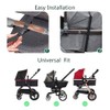 Baby Stroller Sun Shade Universal Sun Protector Shade Blackout Cover