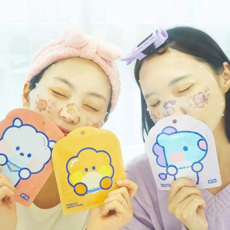 Line Friends Mascarilla Facial Bt21 Minini Line Friends Original Korea
