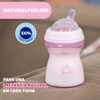 CHICCO, Biberón Natural Feeling, Color Rosa, 250 ml