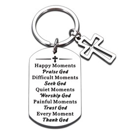 Boo Basket Stuffers for Kids Christening Gifts for Girls Boys Bible Keychain Mens Gifts Christian Birthday Gifts for Women Baptism Gifts for Women Men Baby Dedication Gifts for Girls Faith Based Gifts