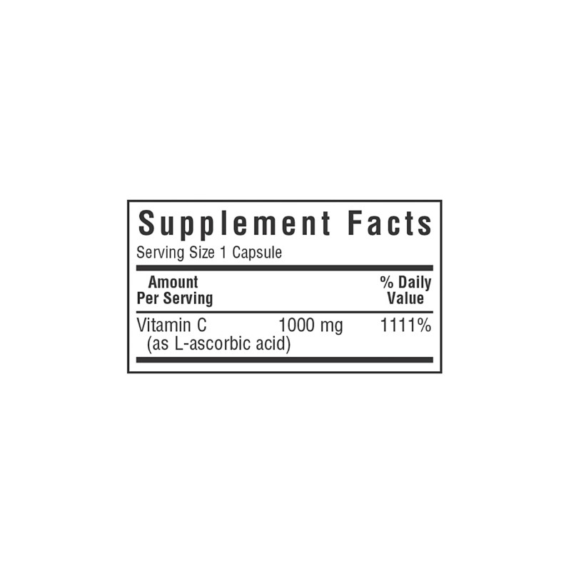 Bluebonnet Vitamin C 1000 Mg 90 Vegetable Capsules, Immune Health