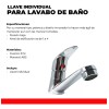 IML Llave Para Lavabo Baño Lavamanos Individual Cromada