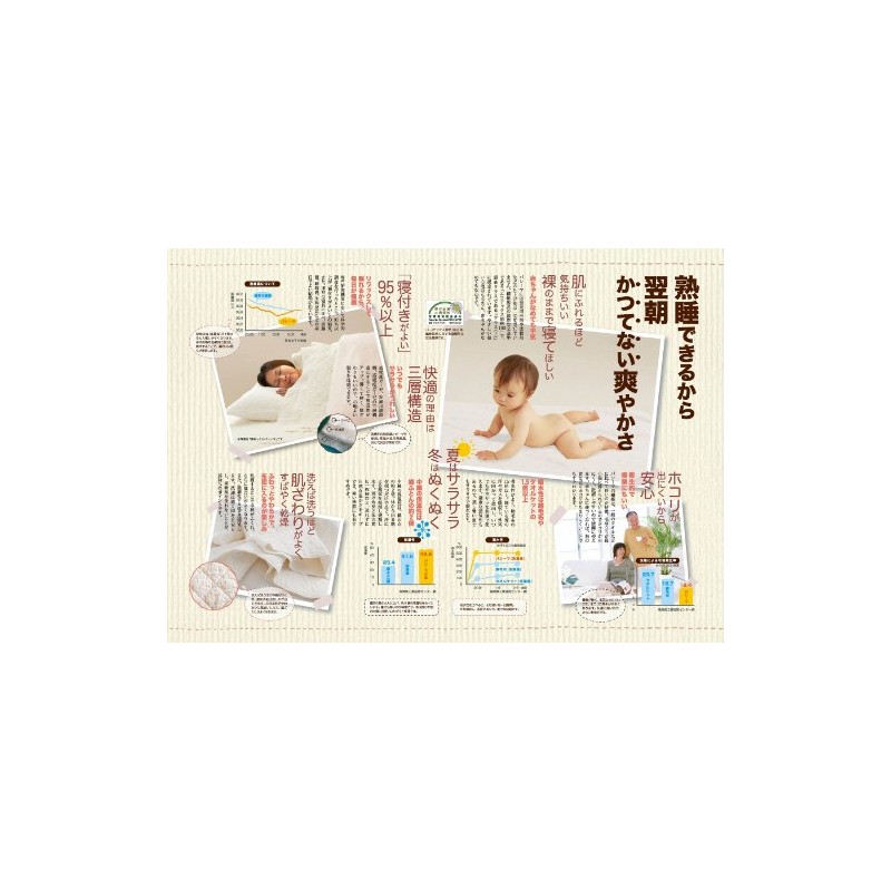 pasi-ma of Insole Pad Sheet/sanise-hu・bebi-beddosaizu 80x120 cm