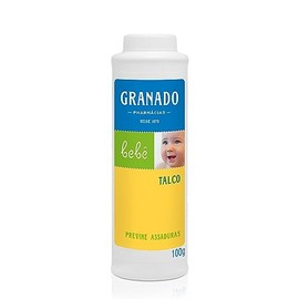 Baby Talc, Garnet, White, 100 g