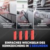 KLETTMAX Magnetic Number Plate Holder: Frameless, Weatherproof Holder for Aluminium,