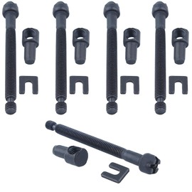 TorSor 5 Set Chainsaw Chain Adjuster Tensioner Screw Bolt Set for Gas Chainsaw Handheld 2-Cycle Gasoline Powered Chainsaw Chains Drive Links 4500 5200 5800 45CC 52CC 58CC Chain Saw Power Saws