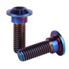 UHDFBDHF 6Pcs Titanium Bolt M8 x 20mm 25mm Motorcycle Rear