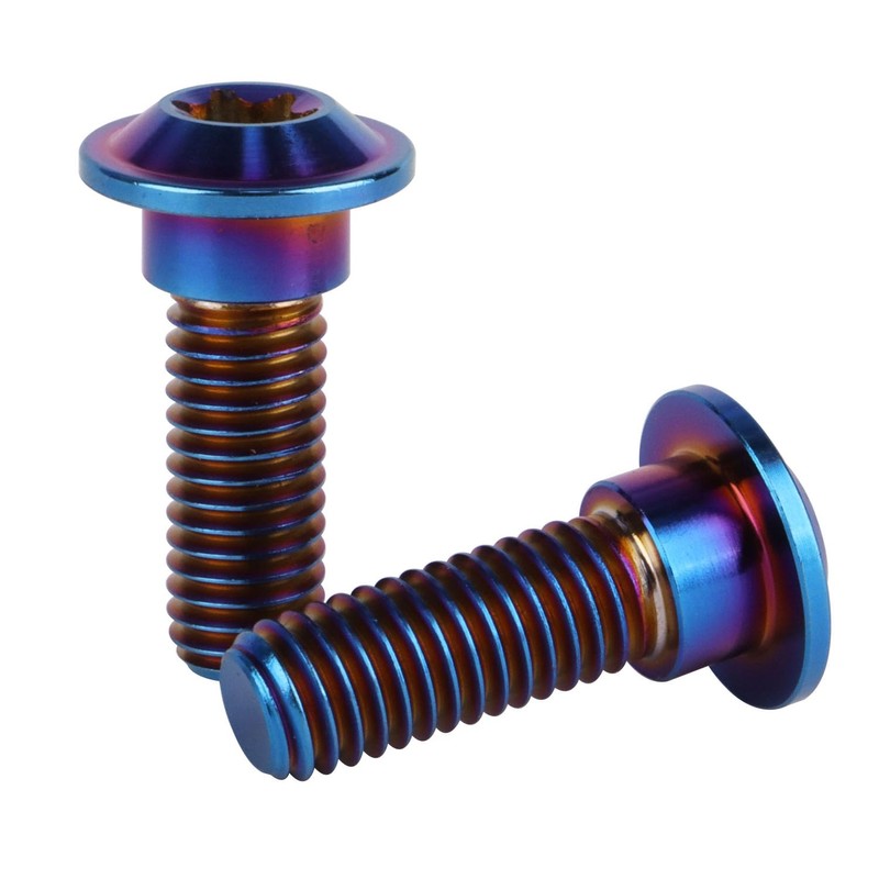 UHDFBDHF 6Pcs Titanium Bolt M8 x 20mm 25mm Motorcycle Rear
