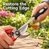 Double-Sided Diamond Sharpening File for Scissors, Knives and Garden Tools