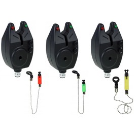 3 x bite alarms + 3 x hanging bite indicators