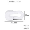 40 PCS Football net Clips White Goal net Clips Suitable