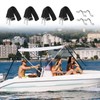 UOIENRT 4 PCS Marine Grade Double Snap Hook Strap and