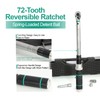 YLP Tools 4-Piece Torque Wrench Set 3/8"*10-80 FT Turn 1/4