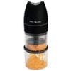 One Touch Hands Free Automatic Cheese Grater Black Plastic