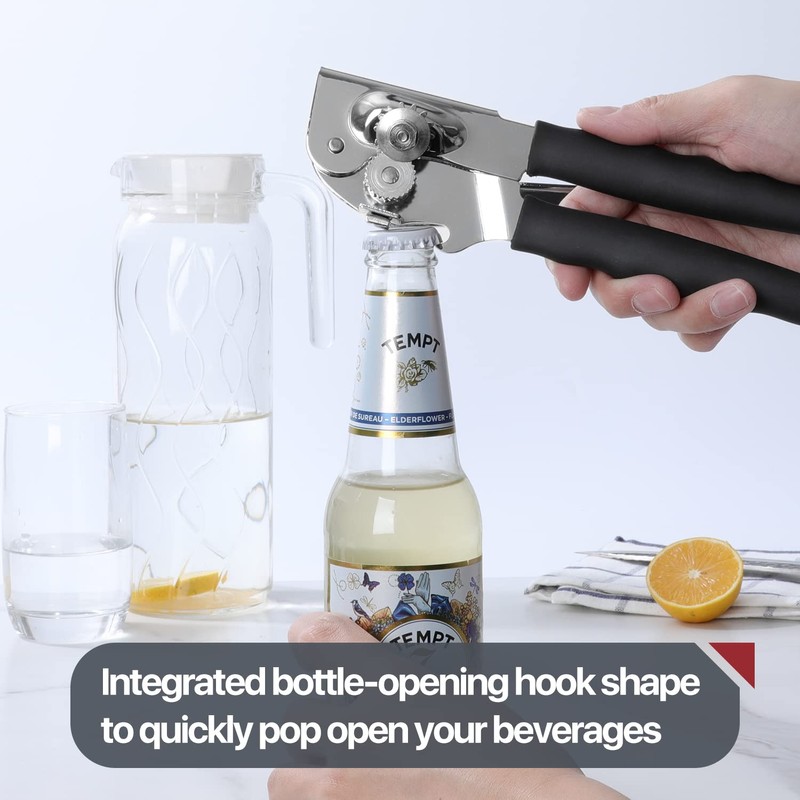 Commercial Can Opener, UHIYEE Hand Crank Can Opener Manual Heavy