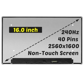 Replacement for ASUS ROG Strix Scar 16 (2024) G634 G634J G634JY G634JZ G634JYR-XS97 for ROG Strix G16 2023 G614J G614JI G614JV LCD Non-Touch Screen 2560x1600 16.0" 40 Pins 240HZ LED Display Panel
